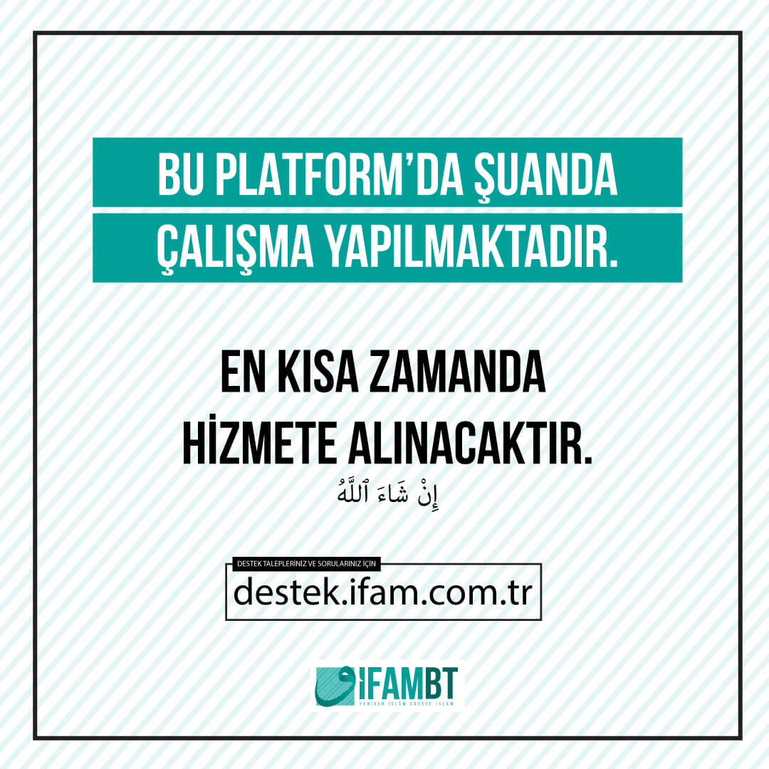 İFAM-BT Çalışma Var